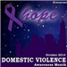 Domestic Violence Purple Ribbon Flyer