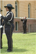 Officer Playing the Trumpet