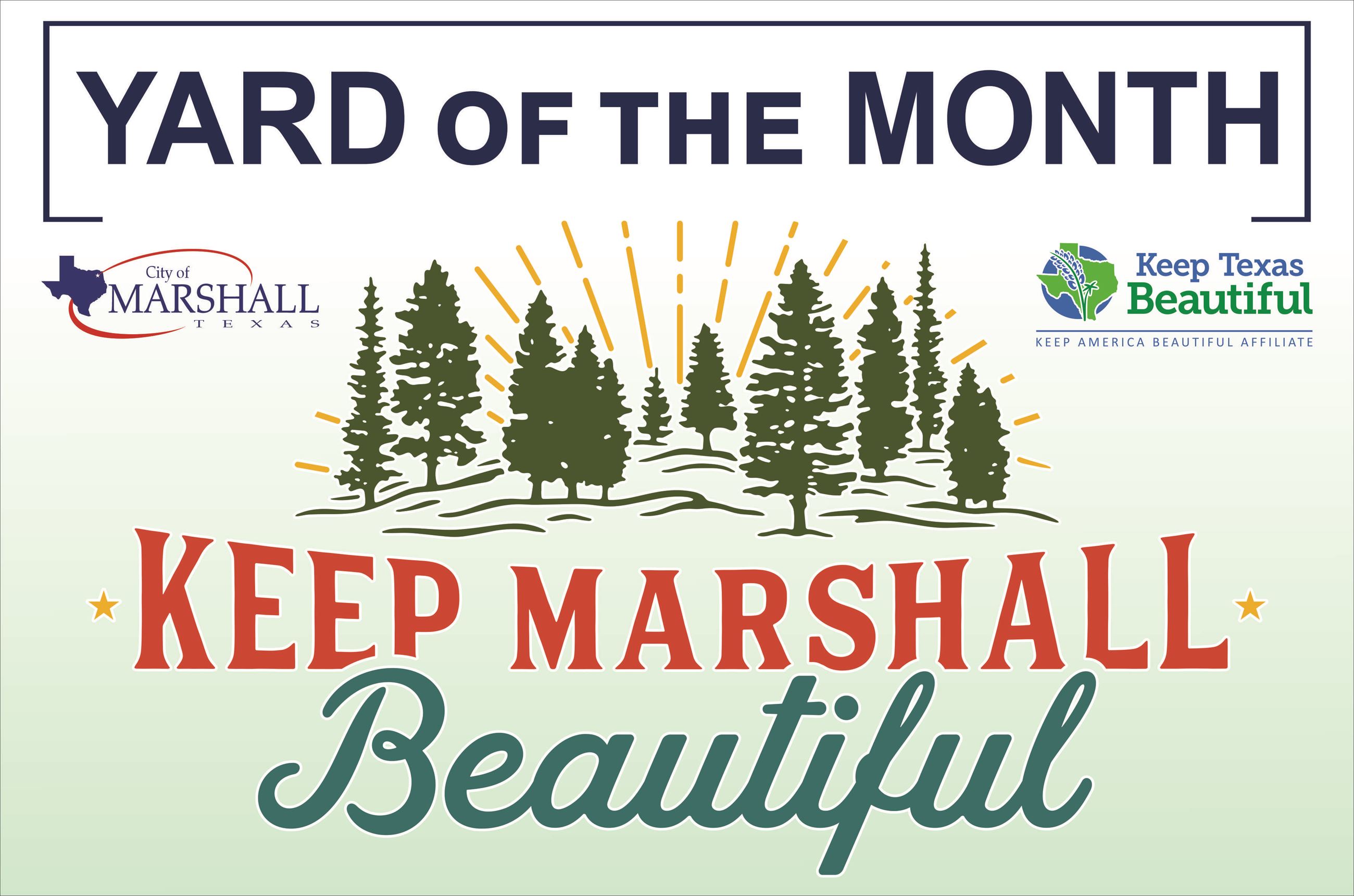 Yard of the Month sign 