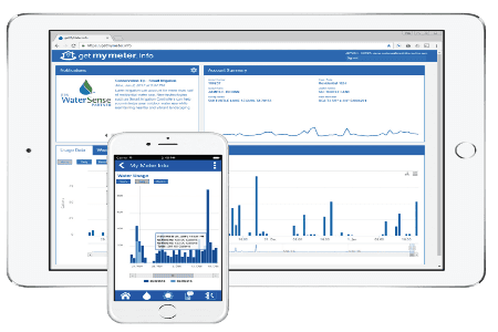 Online and App Water Meter Pic